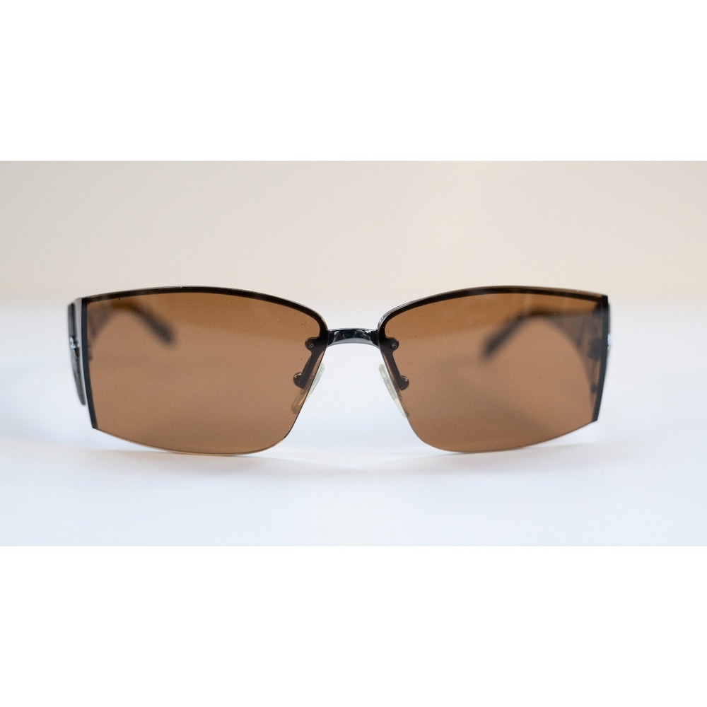 Vtg 90's Versace Half Frame Tortoise Women's Sunglasses Animal Print Mod 2011‎